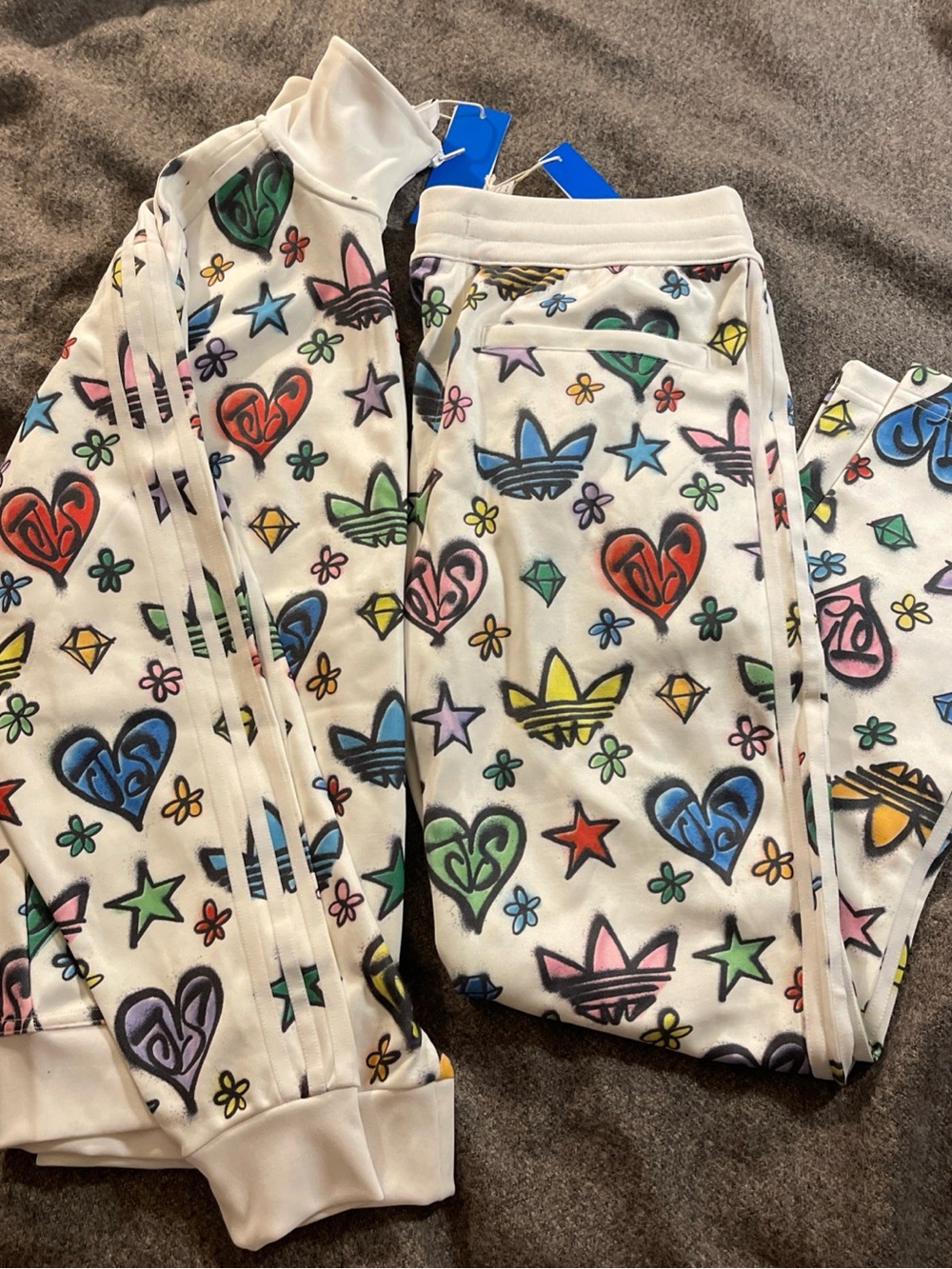 ADIDAS JEREMY SCOTT monogram track Suit SMALL
